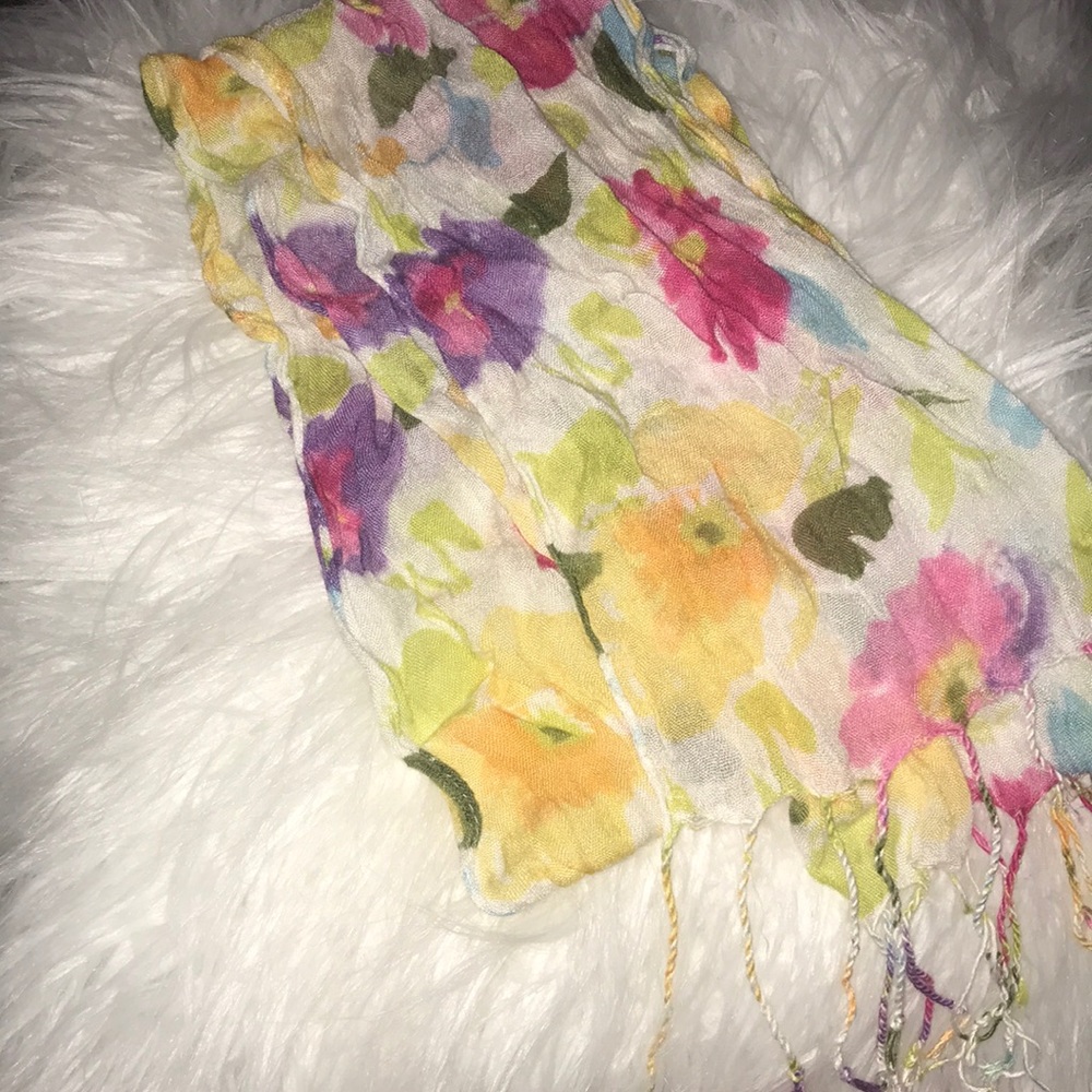 Floral scarf!!!